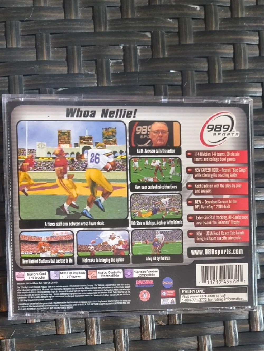 NCAA GameBreaker 2000 - PlayStation 1 (PS1) College Football Game - Picture 4 of 4